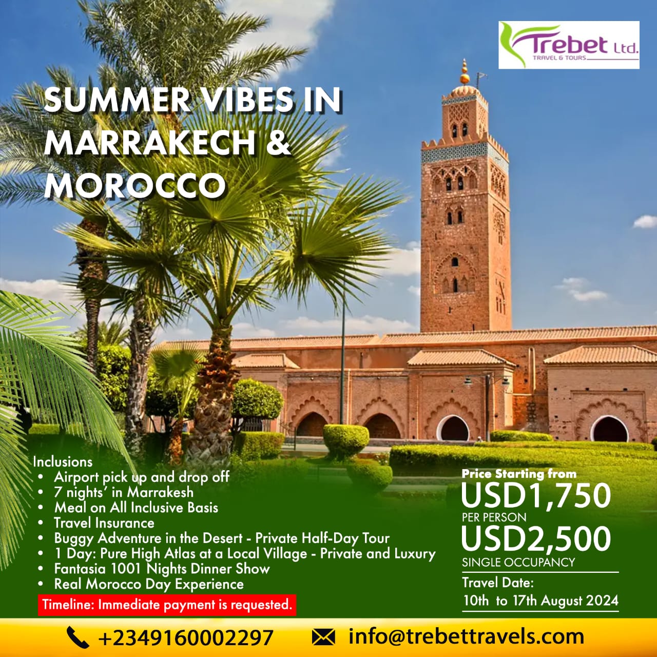 Summer Vibes In Marrakech & Morocco