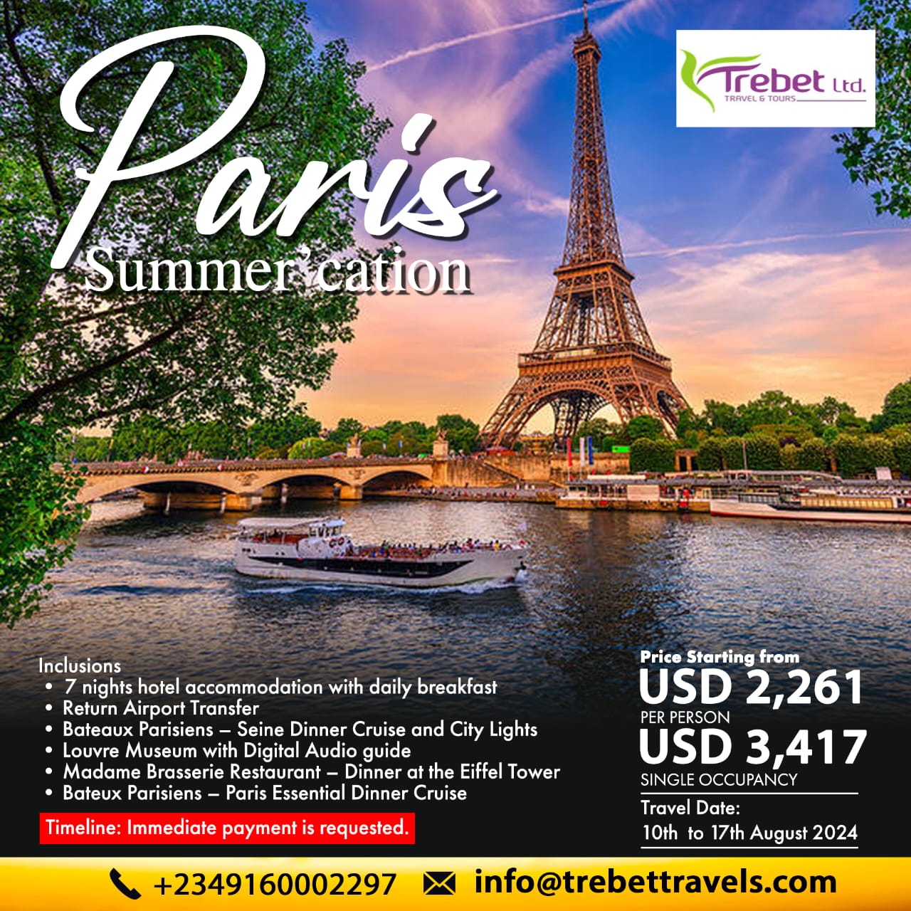 Paris Summer Cation